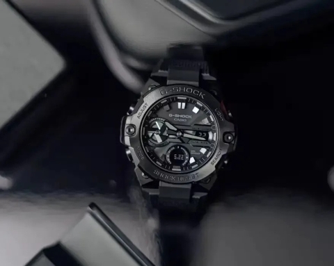 G-Shock GST-B400BB-1ADR Bluetooth | Năng Lượng Mặt Trời | Lõi Carbon | GST-B400BB-1A