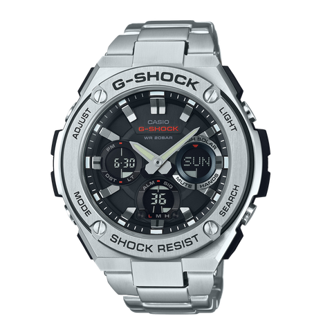 G-SHOCK GST-S110D-1A G-STEEL NĂNG LƯỢNG MẶT TRỜI | GST-S110D-1ADR