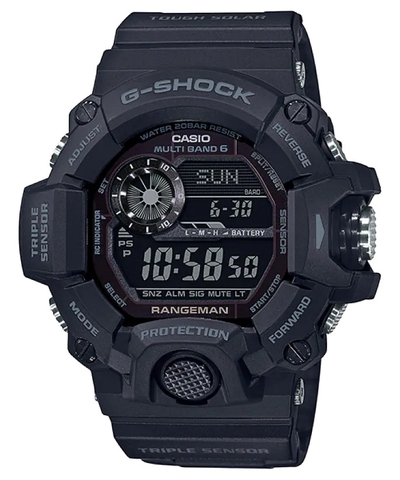 G-Shock GW-9400-1BDR Năng Lượng Mặt Trời | La Bàn | 3 Cảm Biến: Đo Nhiệt Độ, Đo Áp Suất, Đo Độ Cao | GW-9400-1B