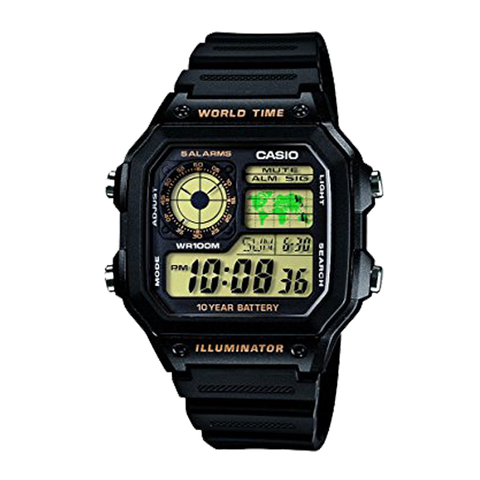 Casio AE-1200WH-1BVDF Pin 10 Năm | AE-1200WH-1B