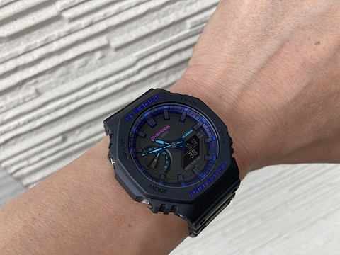 G-SHOCK GA-2100VB-1ADR CARBON CORE | GA-2100VB-1A