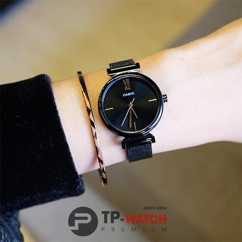 Casio LTP-2023VMB-1CDR Tặng Vòng Tay Cuff | LTP-2023VMB-1C Dây Thép Lưới