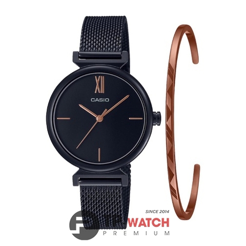 Casio LTP-2023VMB-1CDR Tặng Vòng Tay Cuff | LTP-2023VMB-1C Dây Thép Lưới