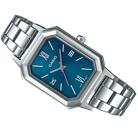 CASIO STANDARD LTP-E168D-2BDF DÂY THÉP |  LTP-E168D-2B