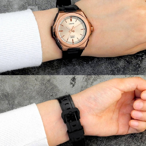 CASIO NỮ LWA-300HRG-5E | LWA-300HRG-5EVDF GỜ KIM LOẠI