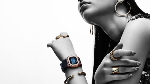 G-SHOCK GM-S5600PG-1 METALLIC BEZEL | SIZE NHỎ | GM-S5600PG-1DR