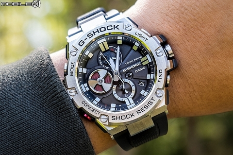 G-SHOCK GST-B100-1A G-STEEL BLUETOOTH | NĂNG LƯỢNG MẶT TRỜI