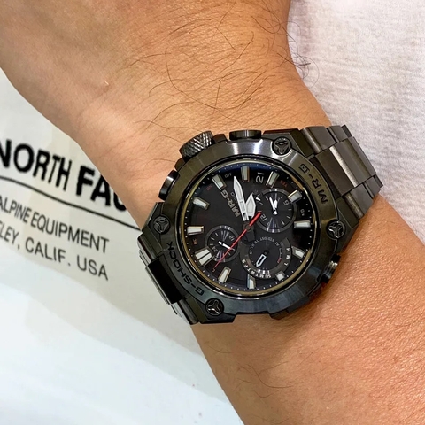 G-Shock MRG-B1000B-1ADR Dây Titan | Kính Sapphire | GPS | Năng Lượng Mặt Trời | MRG-B1000B-1A