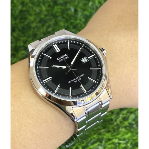 CASIO STANDARD MTS-100D-1AVDF DÂY THÉP | MTS-100D-1A - KÍNH SAPPHIRE - PIN 10 NĂM
