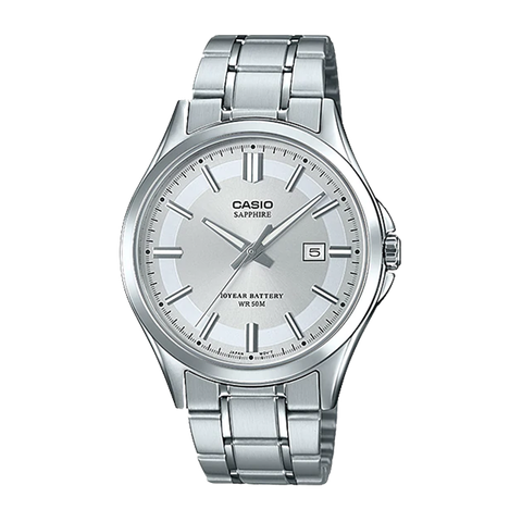 CASIO STANDARD MTS-100D-7AVDF DÂY THÉP | MTS-100D-7A - KÍNH SAPPHIRE - PIN 10 NĂM