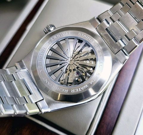 Đồng Hồ Nam Dây Da Carnival 8107G-VT-DD Automatic - Kính Sapphire - Size 42mm - 2 Màu - 8107G-VT-DD-D - 8107G-VT-DD-X