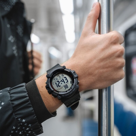 CASIO NAM DUAL TIME AE-1500WH-1A | PIN 10 NĂM | AE-1500WH-1AVDF