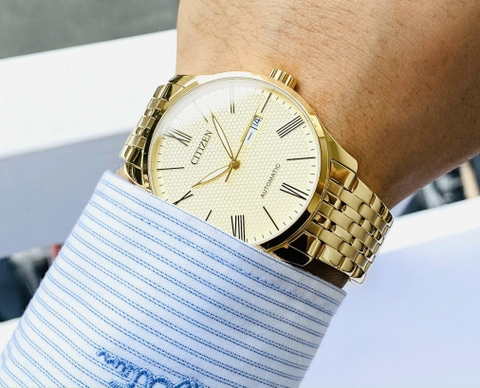 Đồng Hồ Nam Dây Thép Citizen Automatic NH8352-53P