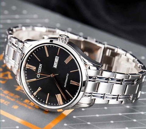 Đồng Hồ Nam Dây Thép Citizen Automatic NH8360-80J - Size 41mm