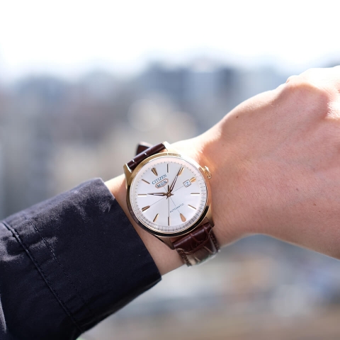 Đồng Hồ Nam Dây Da Citizen Automatic NH8393-05A