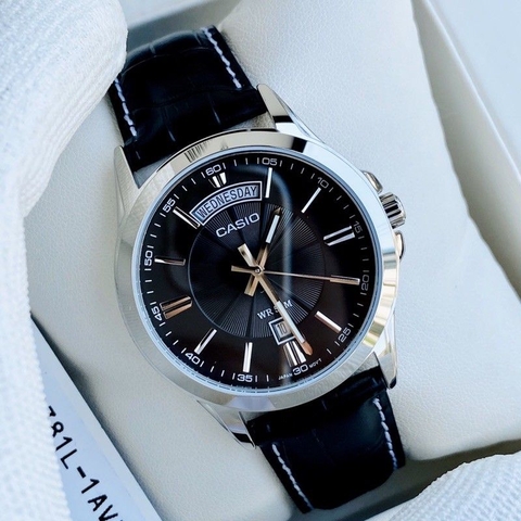 CASIO STANDARD MTP-1381L-1AVDF Dây Da | MTP-1381L-1A