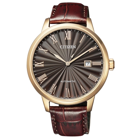 Đồng Hồ Nam Dây Da Citizen Automatic NJ0082-11W - Kính Sapphire