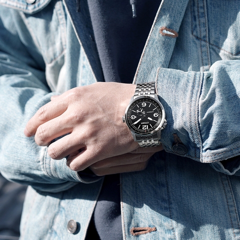 Đồng Hồ Nam Dây Thép Citizen NJ0140-84E Automatic