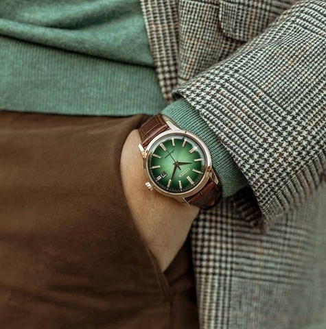 Đồng Hồ Nam Dây Da Citizen Automatic NK0002-14W