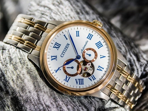 Đồng Hồ Nam Dây Thép Citizen Automatic NP1026-86A - Kính Sapphire