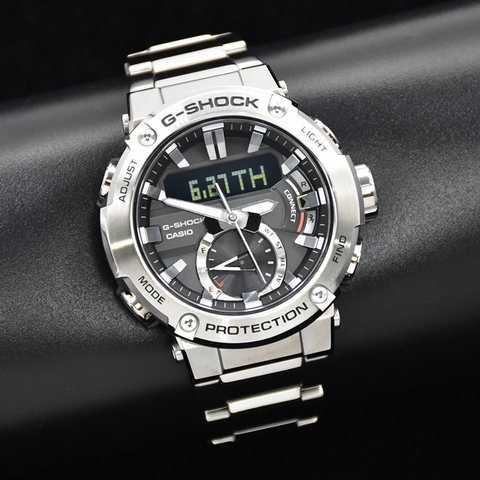 G-SHOCK GST-B200D-1ADR G-STEEL BLUETOOTH | NĂNG LƯỢNG MẶT TRỜI | GST-B200D-1A