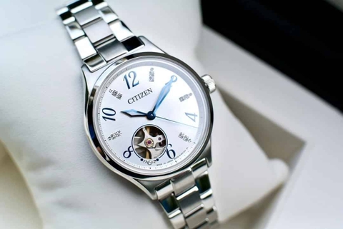 [X] Đồng Hồ Nữ Dây Thép Citizen PC1000-81A Eco-Drive | Kính Sapphire | Năng lượng ánh sáng