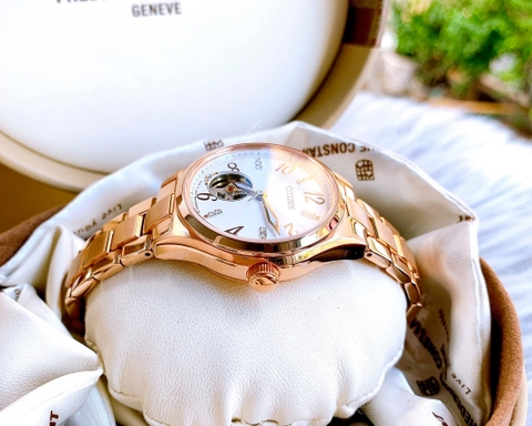 Đồng Hồ Nữ Dây Thép Citizen PC1002-85A Eco-Drive | Kính Sapphire | Năng lượng ánh sáng