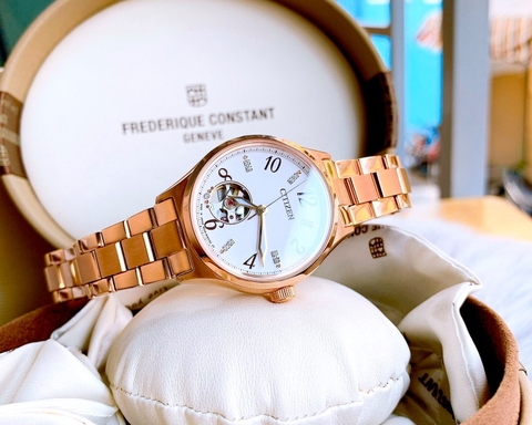 Đồng Hồ Nữ Dây Thép Citizen PC1002-85A Eco-Drive | Kính Sapphire | Năng lượng ánh sáng