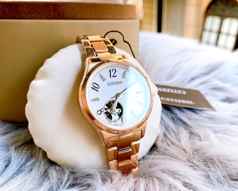 Đồng Hồ Nữ Dây Thép Citizen PC1002-85A Eco-Drive | Kính Sapphire | Năng lượng ánh sáng