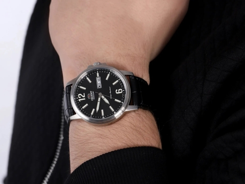 Đồng Hồ Nam Dây Da Orient Quartz RA-AA0C04B19B Size 41.9mm