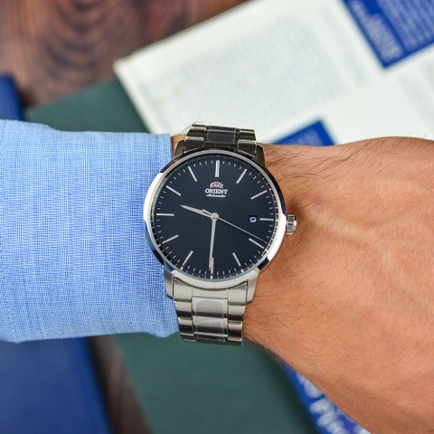Đồng Hồ Nam Dây Thép Orient Automatic RA-AC0E01B10B