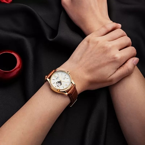 Đồng Hồ Nữ Dây Da Orient Automatic RA-AG0726S00B Size 35.9mm