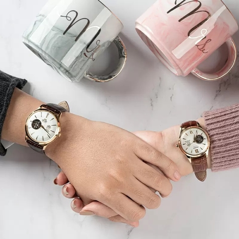 Đồng Hồ Nữ Dây Da Orient Automatic RA-AG0726S00B Size 35.9mm