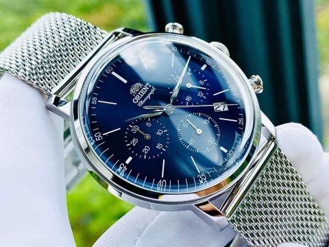 Đồng Hồ Nam Dây Thép Orient Quartz RA-KV0401L10B Size 42.4mm