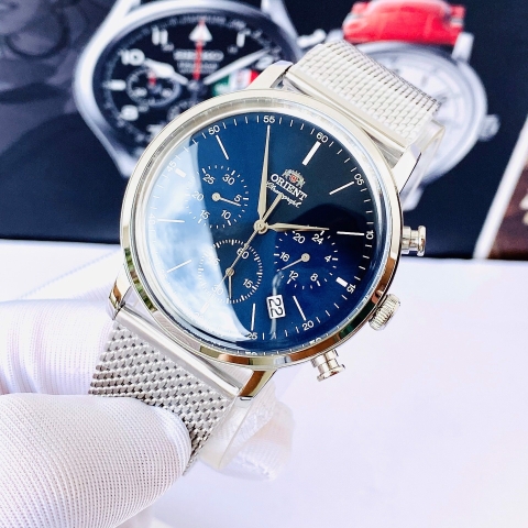 Đồng Hồ Nam Dây Thép Orient Quartz RA-KV0401L10B Size 42.4mm