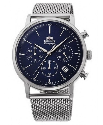 Đồng Hồ Nam Dây Thép Orient Quartz RA-KV0401L10B Size 42.4mm