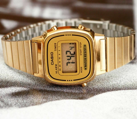 CASIO STANDARD LA670WGA-9SDF Dây Thép | LA670WGA-9