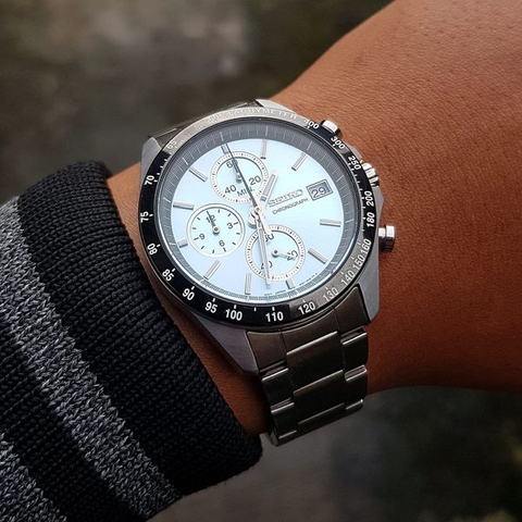 Đồng Hồ Nam Dây Thép SEIKO Quartz SBTR029 | Kính Hardlex