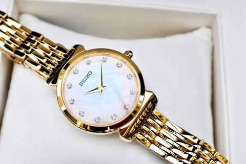 Đồng Hồ Nữ Dây Thép SEIKO Quartz SFQ802 | Kính Hardlex