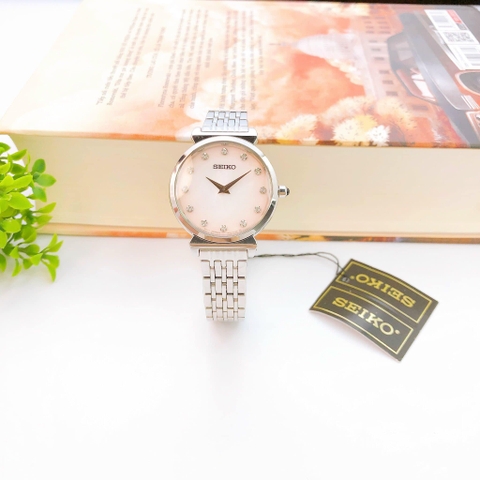 Đồng Hồ Nữ Dây Thép SEIKO Quartz SFQ803 | Kính Hardlex