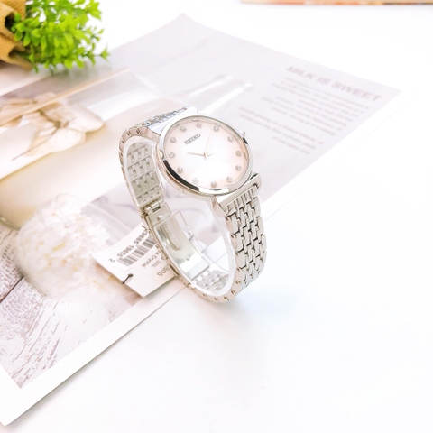 Đồng Hồ Nữ Dây Thép SEIKO Quartz SFQ803 | Kính Hardlex