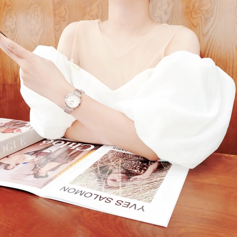 Đồng Hồ Nữ Dây Thép SEIKO Quartz SFQ803 | Kính Hardlex