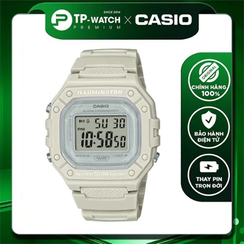 Đồng hồ unisex Casio Timeless W-218HC-8AVDF