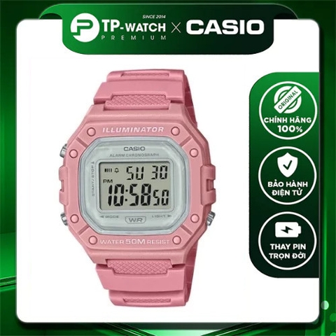 Đồng hồ unisex Casio Timeless W-218HC-4AVDF