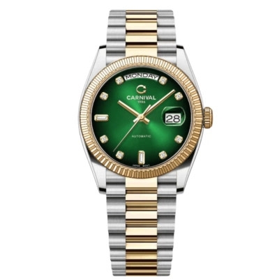 Đồng hồ nam Dây Thép Carnival 8239G-CV-XL Automatic - Kính Sapphire - Size 38mm - Chống nước 50m