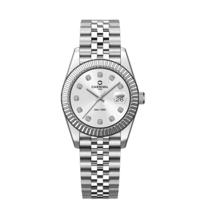 Đồng hồ nữ dây thép Carnival 8250L-VT-T size 30mm - Kính Sapphire - Chống nước 30m