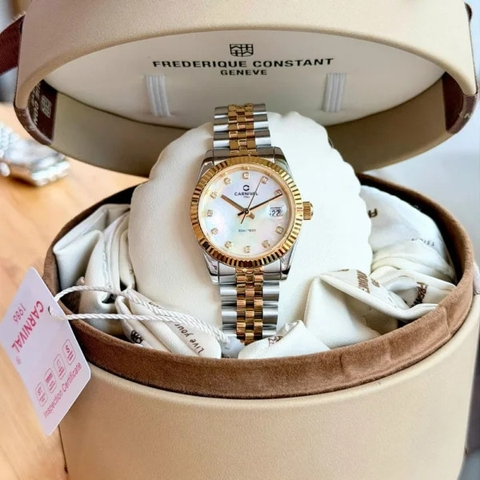 Đồng hồ nữ dây thép Carnival 8250L-CV-TK Quartz - Size 30mm - Kính Sapphire - Chống nước 30m