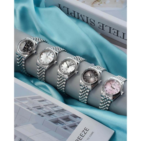 Đồng hồ nữ dây thép Carnival 8250L-VT-XL size 30mm - Kính Sapphire - Chống nước 30m