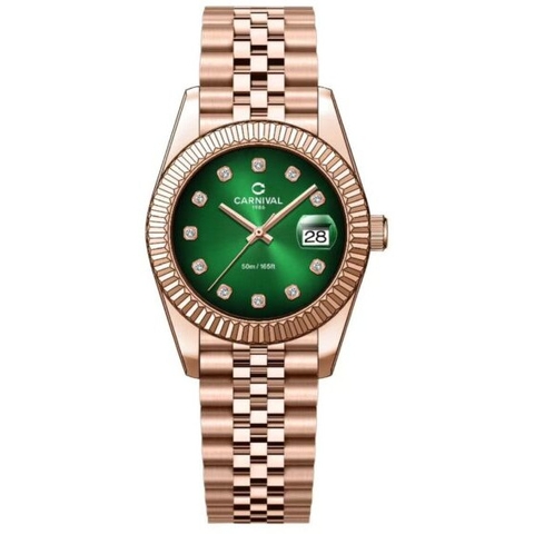 Đồng hồ nữ dây thép Carnival 8250L-VH-XL Quartz - Size 30mm - Kính Sapphire - Chống nước 30m