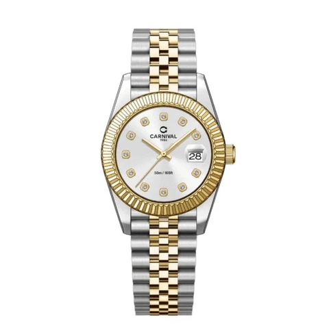 Đồng hồ nữ dây thép Carnival 8250L-CV-T Quartz - Size 30mm - Kính Sapphire - Chống nước 30m